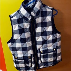 J Crew checkered vest